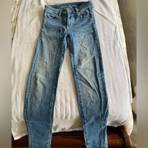 Girls American Eagle Jeans, Hi-Rise Jegging, size 0 Short